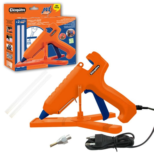 CLEO’GUN MAX - KLEBEPISTOLE CLEOPÂTRE MIT STANDFUSS UND 2 MA