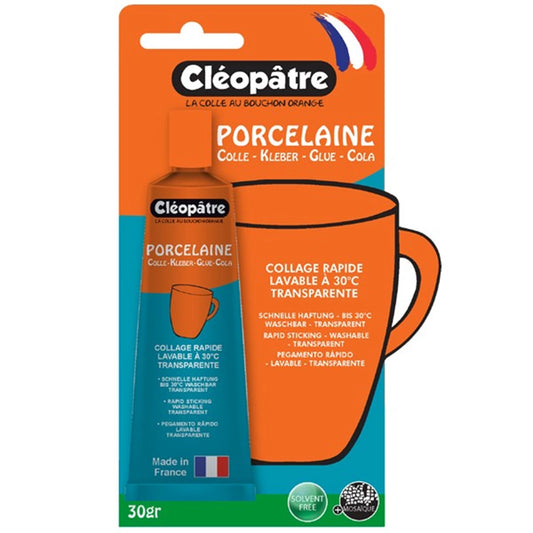 PORZELLANKLEBER  CLEO'TECH  ALUMINIUMTUBE 30G BLISTERVERPACK