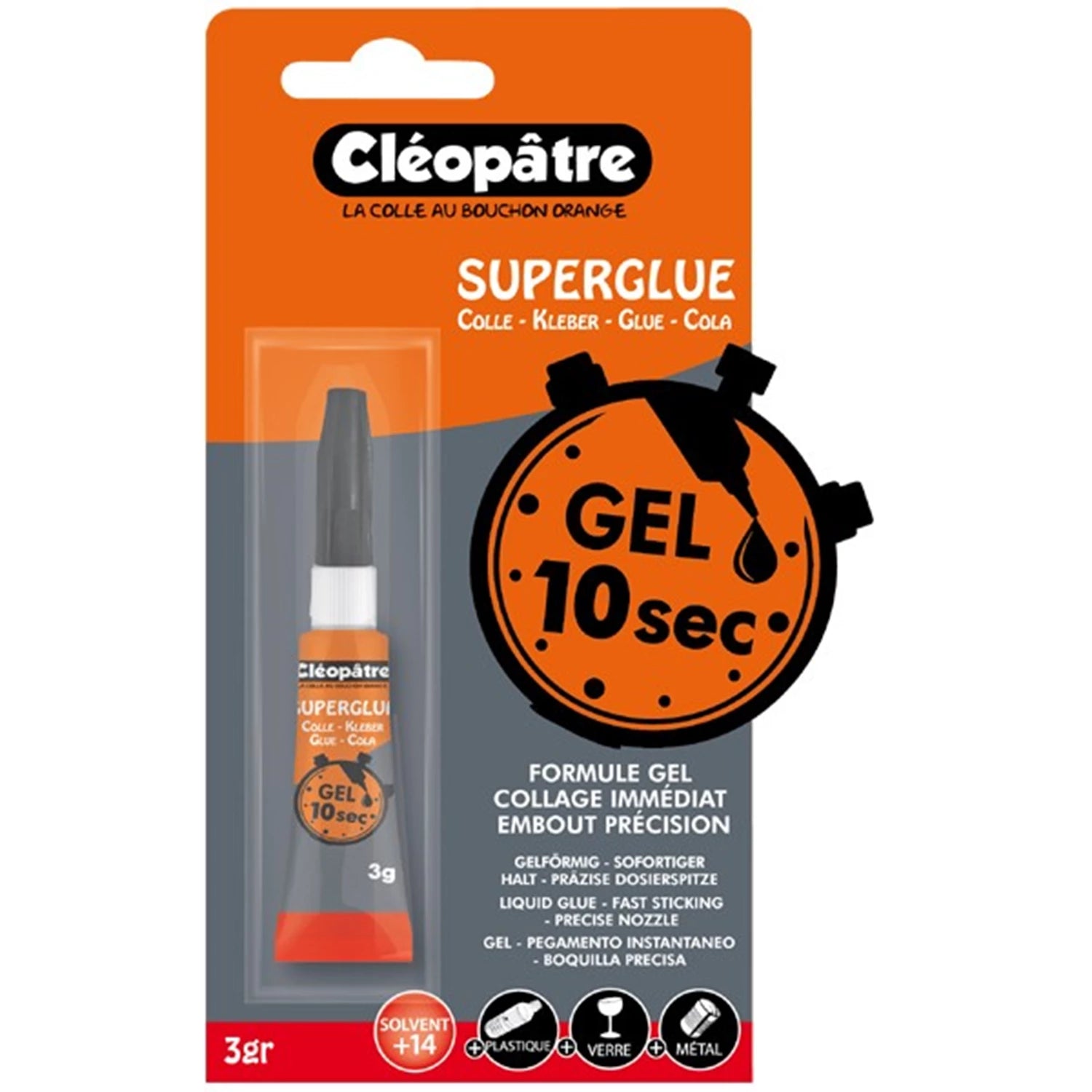 SUPER CLEO GEL 3 SEKUNDEN 3G BLISTERVERPACKUNG