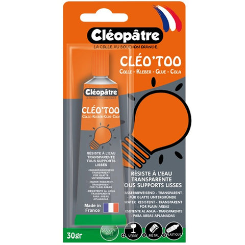 CLEOTOO KLEBER  CLEO’TECH  ALLESKLEBER ALUMINIUMTUBE 30G BLI