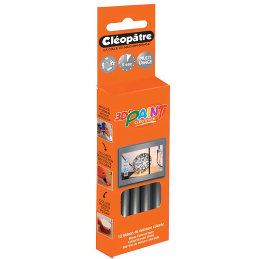 BOX GEEIGNET FUR WARENTRÄGER STOR'BOX  12 KLEBEPATRONEN SILB