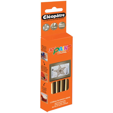 BOX GEEIGNET FUR WARENTRÄGER STOR'BOX  12 KLEBEPATRONEN GOLD