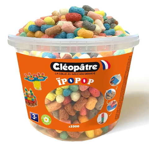 EIMER MIT 1000  IPOPOP  - FARBIGEN MAISBAUSTEINEN