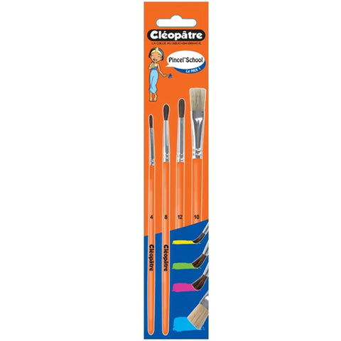 BOX MIT 5 NEFERTARY 3 GOUACHE-FARBEN + 2 GLITTER-GELE JE 100