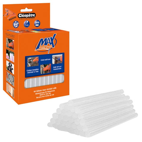 44 MAXI KLEBEPATRONEN CLEOSTICK'MAX (Ø 11MM L 12CM) FUR CLEO