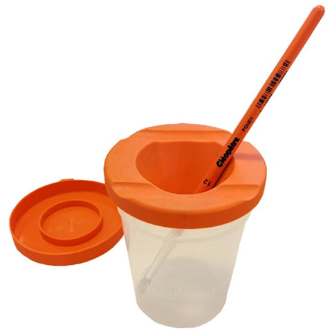 PAINT CLEAN: BECHER MIT AUFLAUFSCHUTZ AUS 50% RECYCELTEM KUN