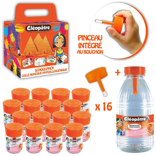 KOFFER MIT 16 P'TITS POT ADHESIVE HYPOALLERGENIC+ NACHFÜLLPA