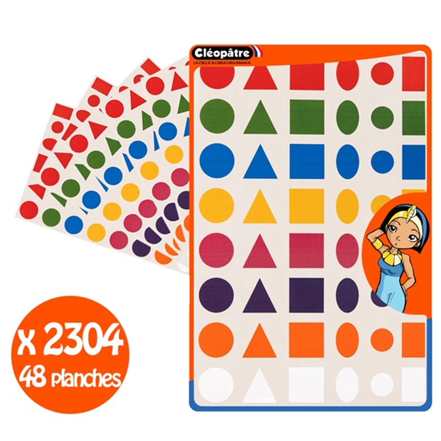 2460 AUFKLEBER ALPHABET SCHWARZ UND WEISS 10 A4-BLÄTTER ABNE