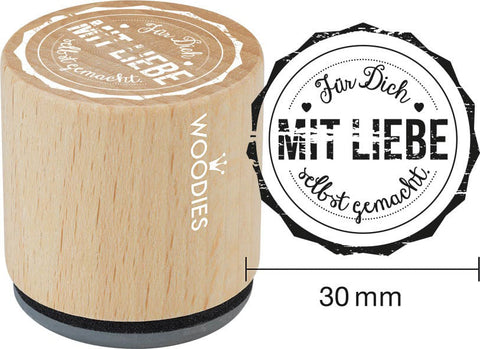 COLOP Woodies Display Handmade 151334 25 Stempel, 5 Kissen