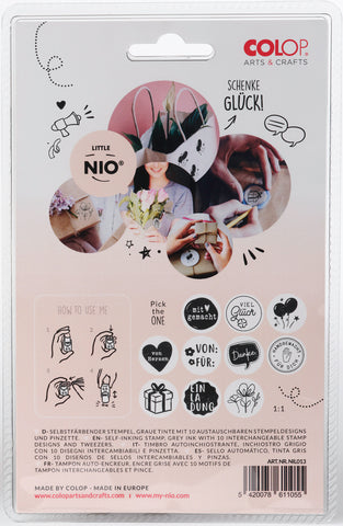 COLOP Textstempel 154849 Little NIO Handmade DE