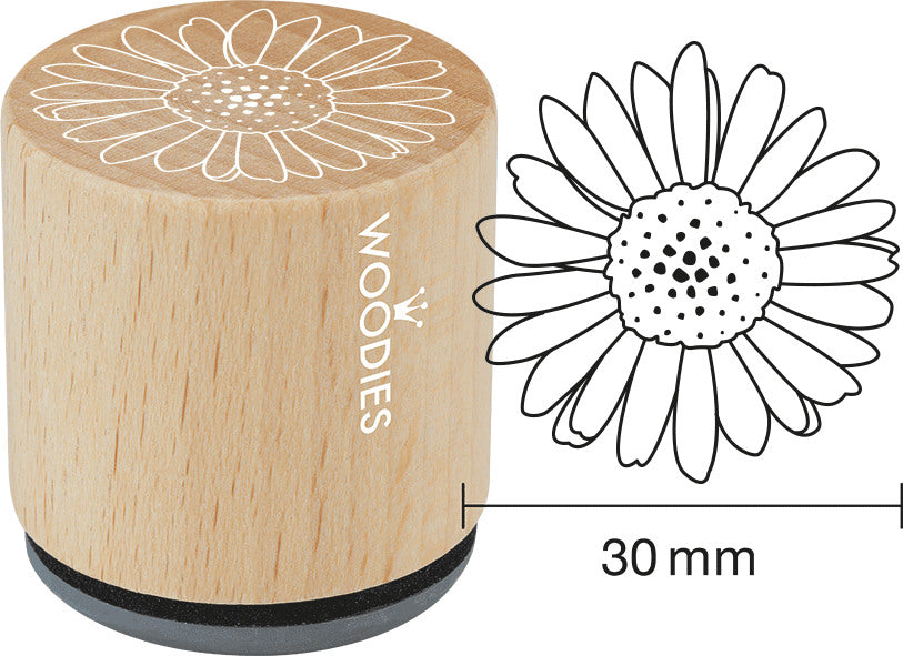 COLOP Woodies Display Floral 165670 25 Stempel, 5 Kissen