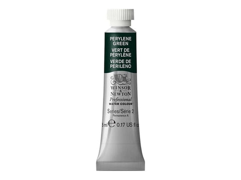 W&N PROF. WATER COLOUR 5ML TUBE PERYLENGRÜN