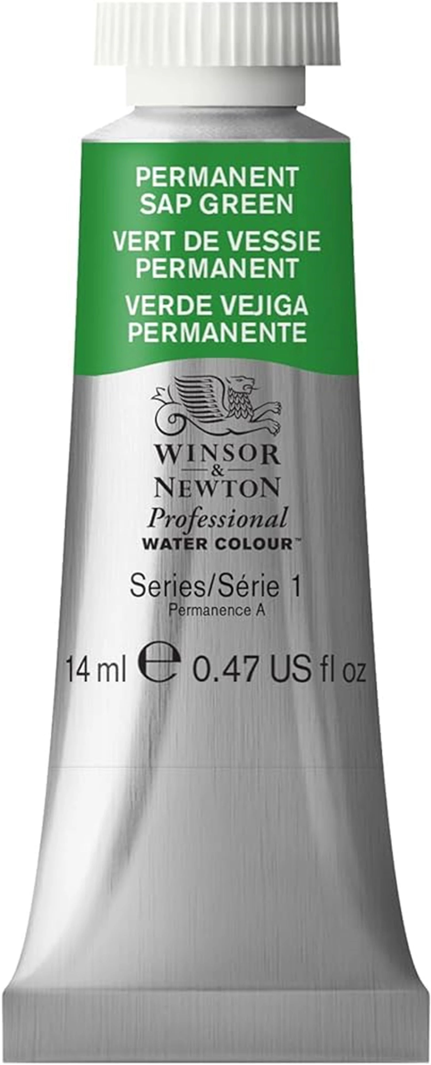 W&N PROF. WATER COLOUR 14ML TUBE PERMANENTSAFTGRÜN