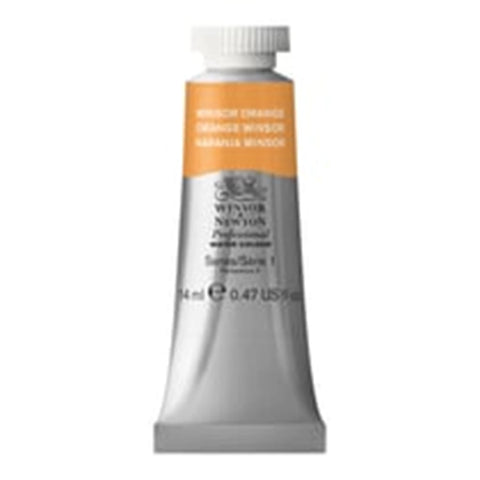 W&N PROF. WATER COLOUR 14ML TUBE WINSORORANGE