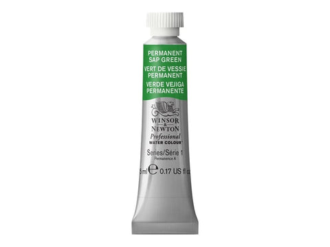 W&N PROF. WATER COLOUR 5ML TUBE PERMANENTSAFTGRÜN