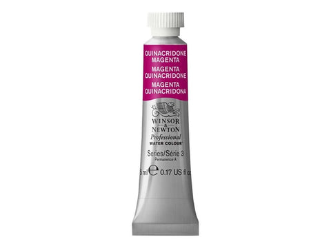 W&N PROF. WATER COLOUR 5ML TUBE CHINACRIDON MAGENTA