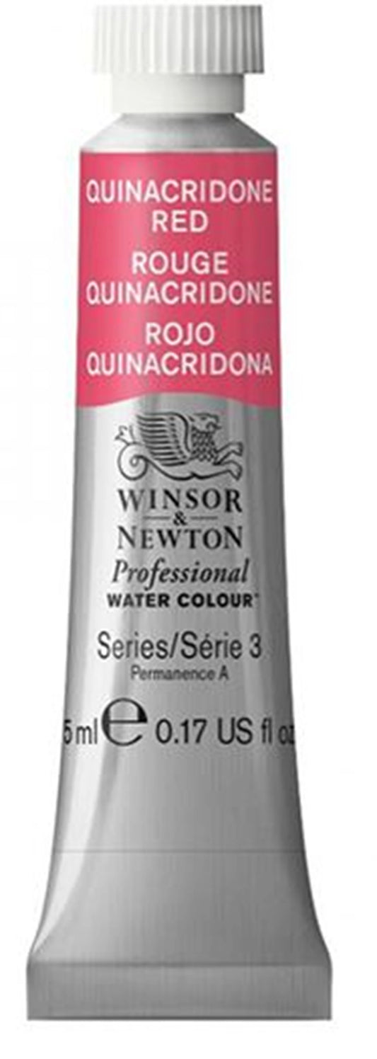 W&N PROF. WATER COLOUR 5ML TUBE CHINACRIDONROT