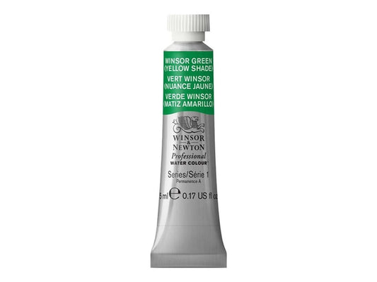 W&N PROF. WATER COLOUR 5ML TUBE WINSORGRÜN(GELBTON)