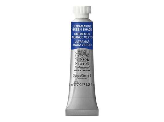 W&N PROF. WATER COLOUR 5ML TUBE ULTRAMARIN (GRÜNTON)