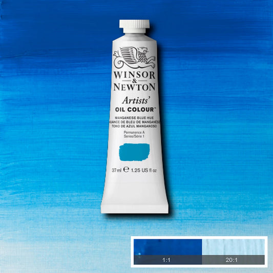 W&N ARTISTS' ÖLFARBE 37ML TUBE MANGANBLAU - FARBTON