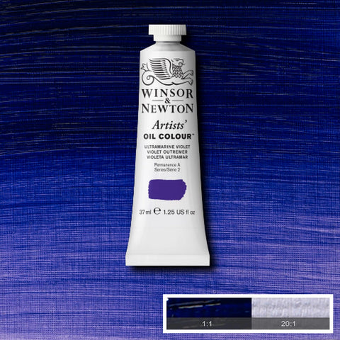 W&N ARTISTS' ÖLFARBE 37ML TUBE ULTRAMARINVIOLETT