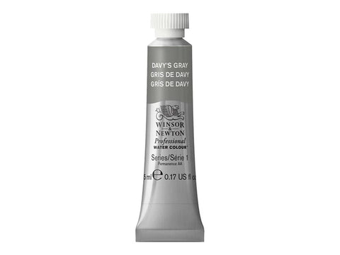 W&N PROF. WATER COLOUR 5ML TUBE DAVY'S GRAU