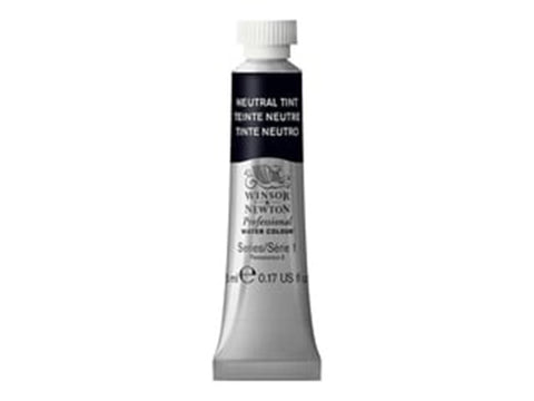 W&N PROF. WATER COLOUR 5ML TUBE NEUTRALER FARBTON