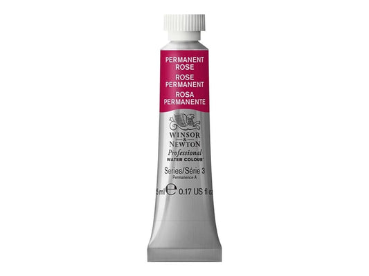 W&N PROF. WATER COLOUR 5ML TUBE PERMANENTROSA