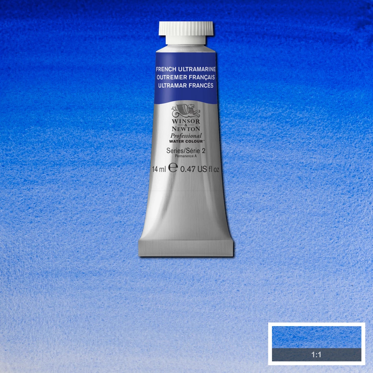 W&N PROF. WATER COLOUR 14ML TUBE FRANZÖSISCH ULTRAMARIN