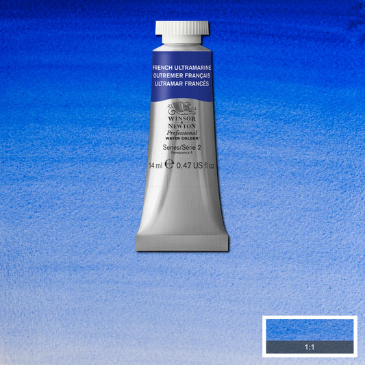 W&N PROF. WATER COLOUR 14ML TUBE FRANZÖSISCH ULTRAMARIN