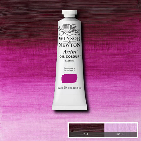 W&N ARTISTS' ÖLFARBE 37ML TUBE MAGENTA