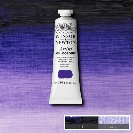 W&N ARTISTS' ÖLFARBE 37ML TUBE MALVE BLAUTON