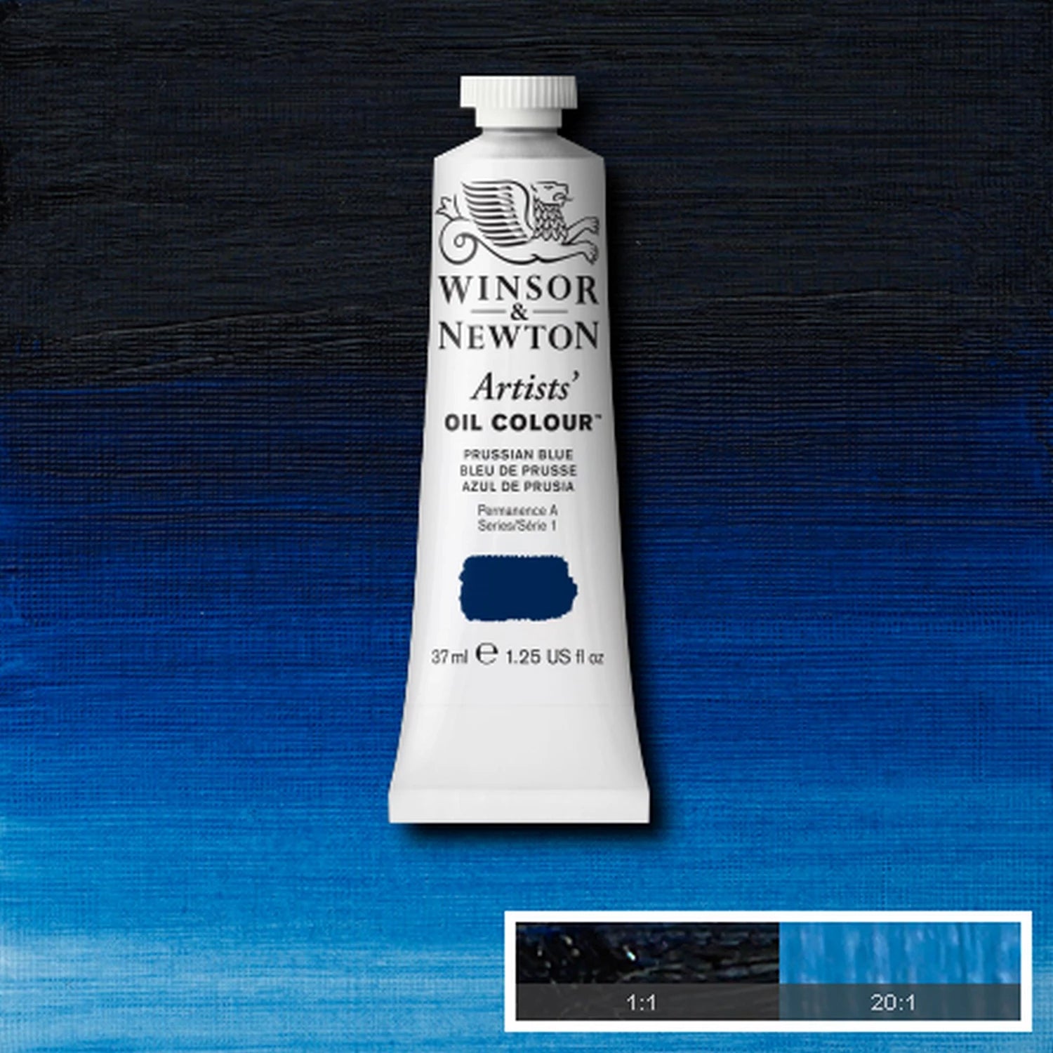 W&N ARTISTS' ÖLFARBE 37ML TUBE PREUSSISCHBLAU