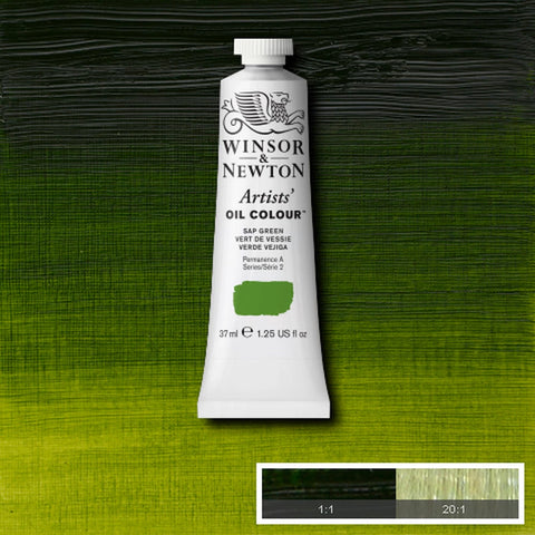 W&N ARTISTS' ÖLFARBE 37ML TUBE SAFTGRÜN