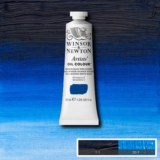 W&N ARTISTS' ÖLFARBE 37ML TUBE WINSORBLAU (ROTTON)