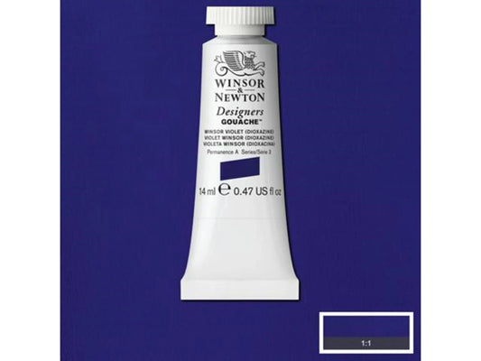 W&N DESIGNERS GOUACHE 14ML TUBE WINSORVIOLETT