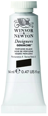 W&N DESIGNERS GOUACHE 14ML TUBE PERYLENE SCHWARZ