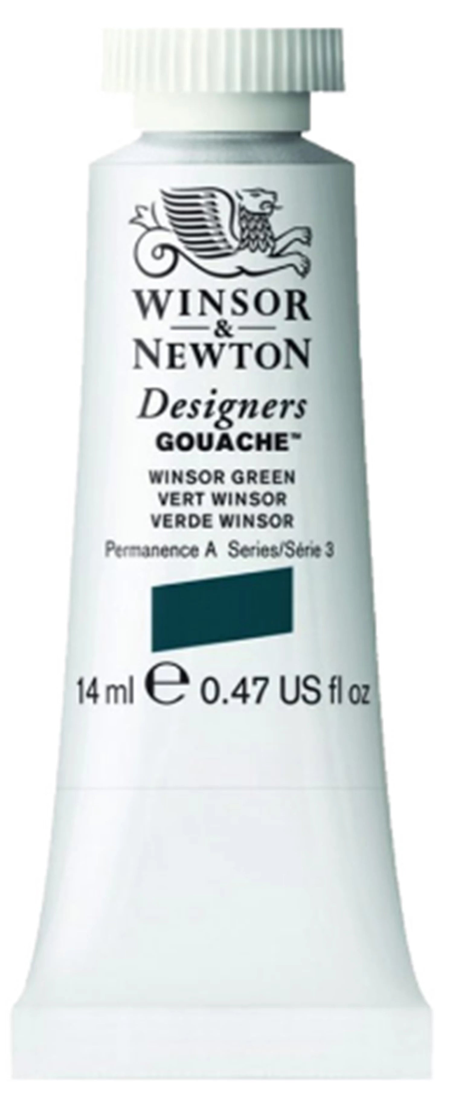 W&N DESIGNERS GOUACHE 14ML TUBE WINSORGRÜN