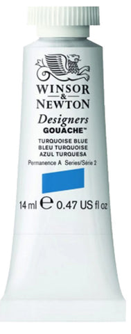 W&N DESIGNERS GOUACHE 14ML TUBE TÜRKISBLAU