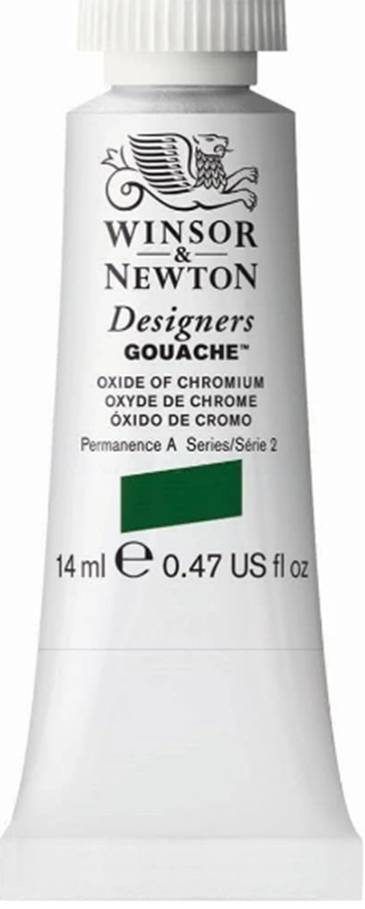 W&N DESIGNERS GOUACHE 14ML TUBE CHROMOXID