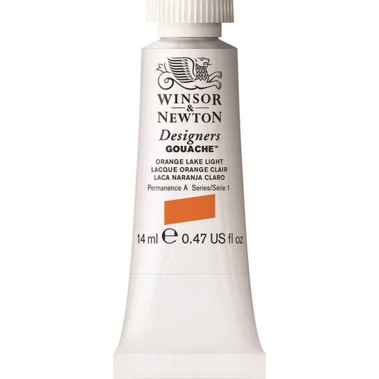 W&N DESIGNERS GOUACHE 14ML TUBE ORANGE LACK HELL