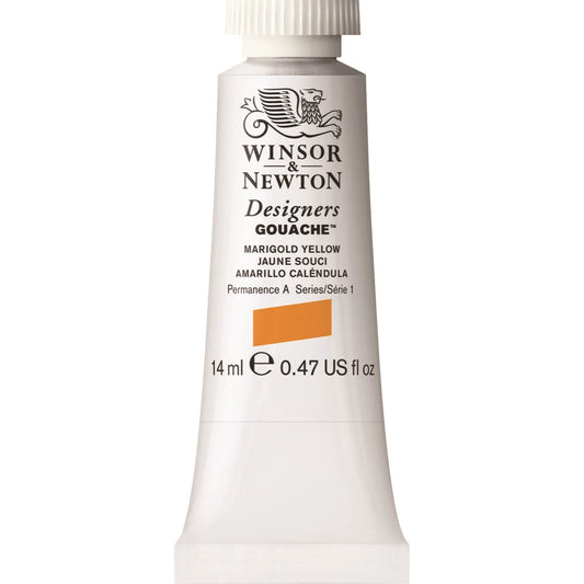 W&N DESIGNERS GOUACHE 14ML TUBE MARIGOLD GELB