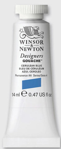 W&N DESIGNERS GOUACHE 14ML TUBE CÖLINBLAU