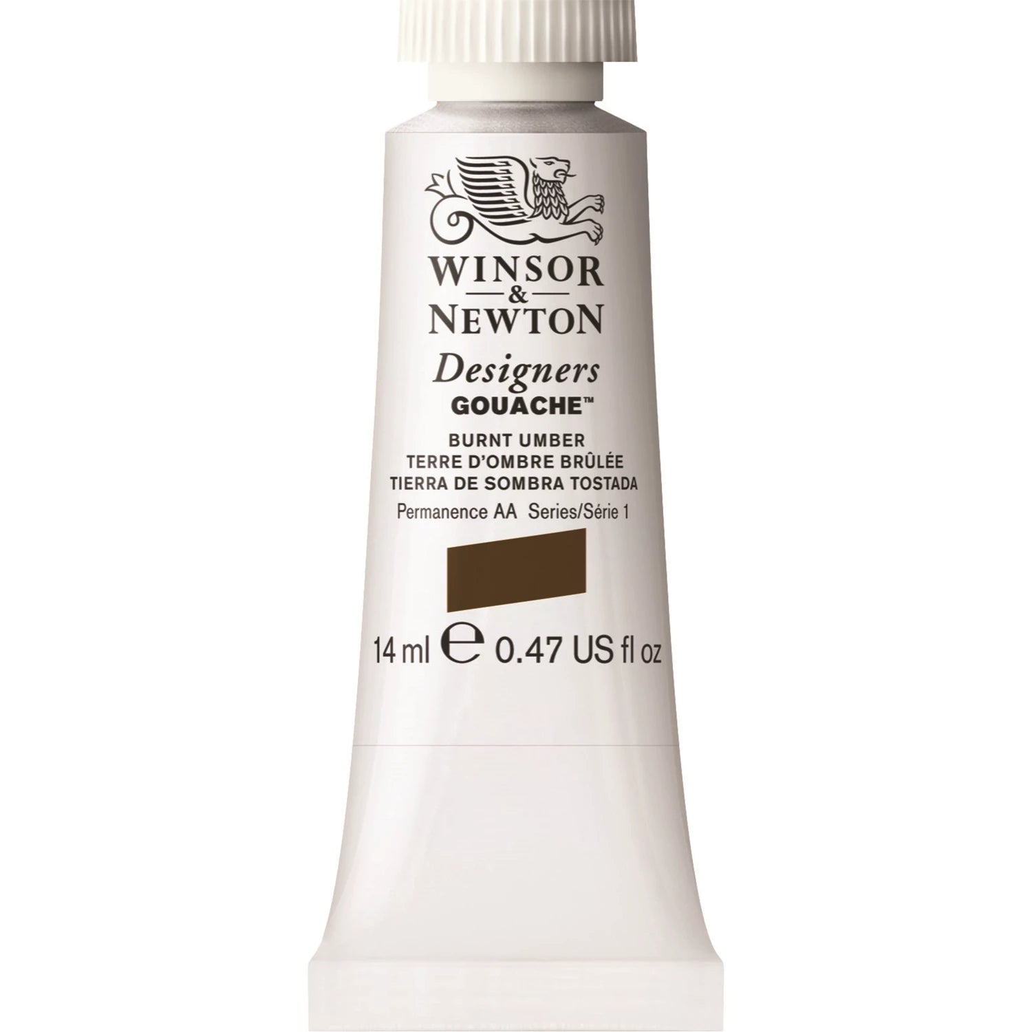 W&N DESIGNERS GOUACHE 14ML TUBE UMBRA GEBRANNT