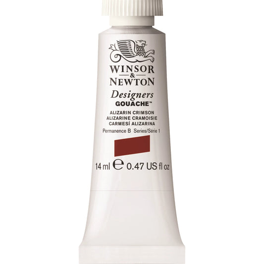 W&N DESIGNERS GOUACHE 14ML TUBE ALIZARINKARMESIN