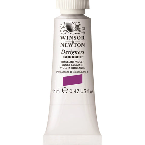 W&N DESIGNERS GOUACHE 14ML TUBE BRILLANTVIOLETT