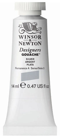 W&N DESIGNERS GOUACHE 14ML TUBE SILBER