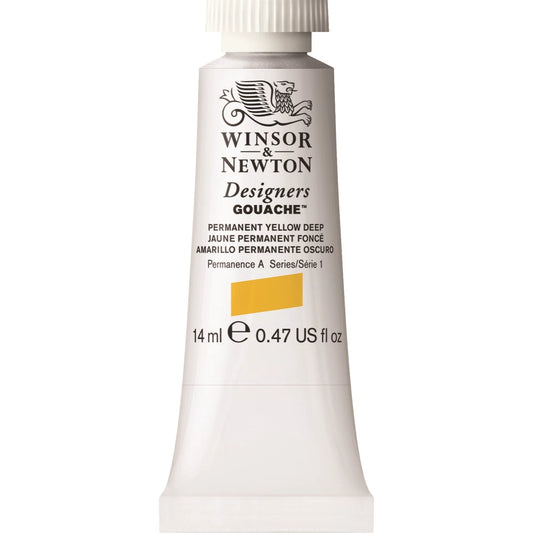 W&N DESIGNERS GOUACHE 14ML TUBE PERMANENTGELFB TIEF