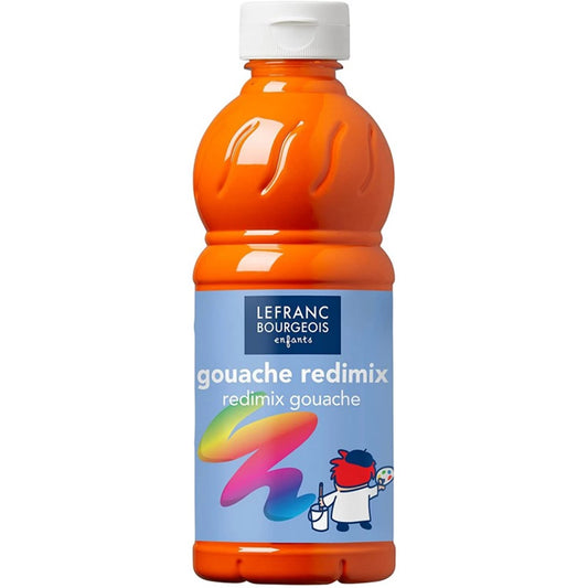 LFB FLÜSSIGE TEMPERA REDIMIX 500ML FLASCHE - ORANGE