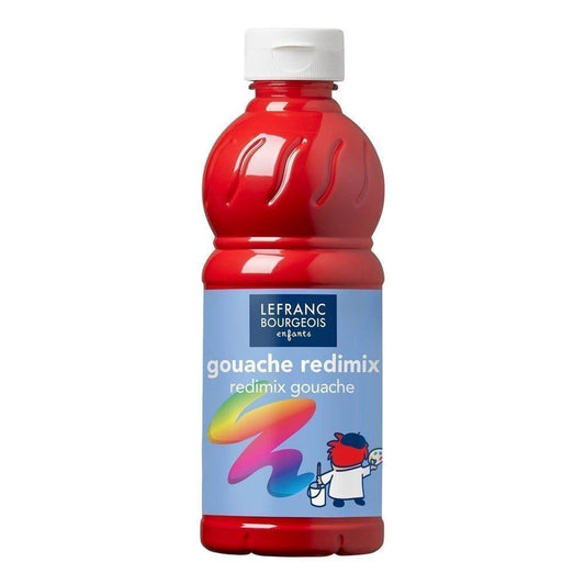 LFB FLÜSSIGE TEMPERA REDIMIX 500ML FLASCHE - KARMIN